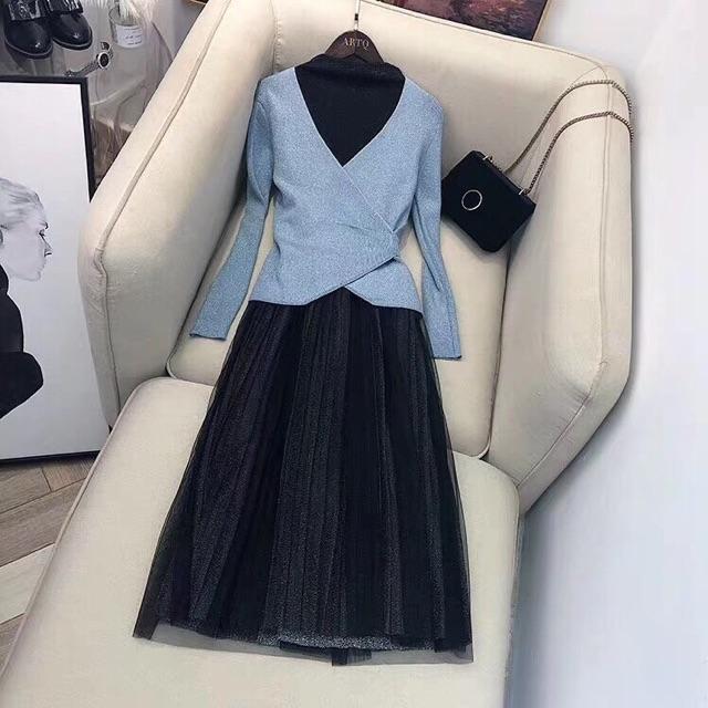 Set len thời trang (ảnh thật) Bầu bí bon chen