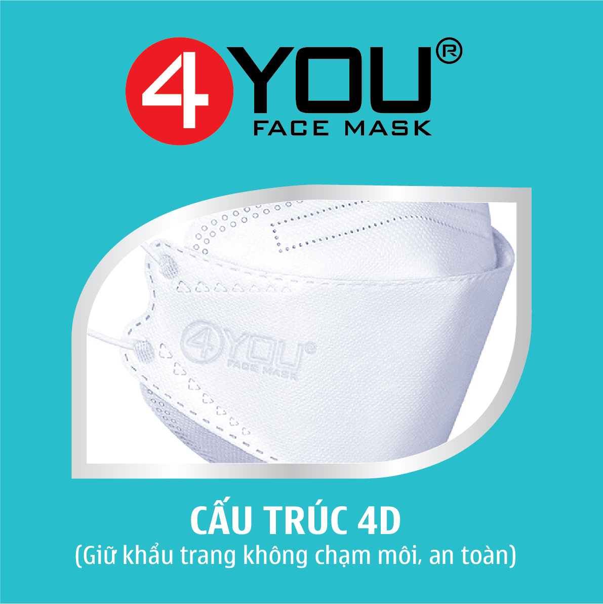 [CHÍNH HÃNG] Một thùng 200 CÁI, màu trắng, khẩu trang 4 lớp KF94 kháng khuẩn, chống bụi mịn, công nghệ 4D Hàn Quốc