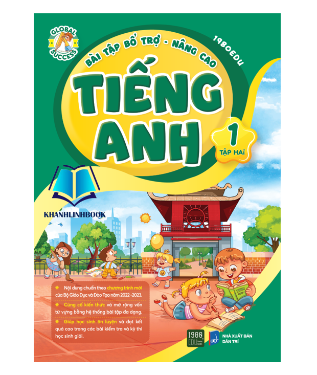 Sách - Bài Tập Bổ Trợ Nâng Cao Tiếng Anh Lớp 1 Tập 2