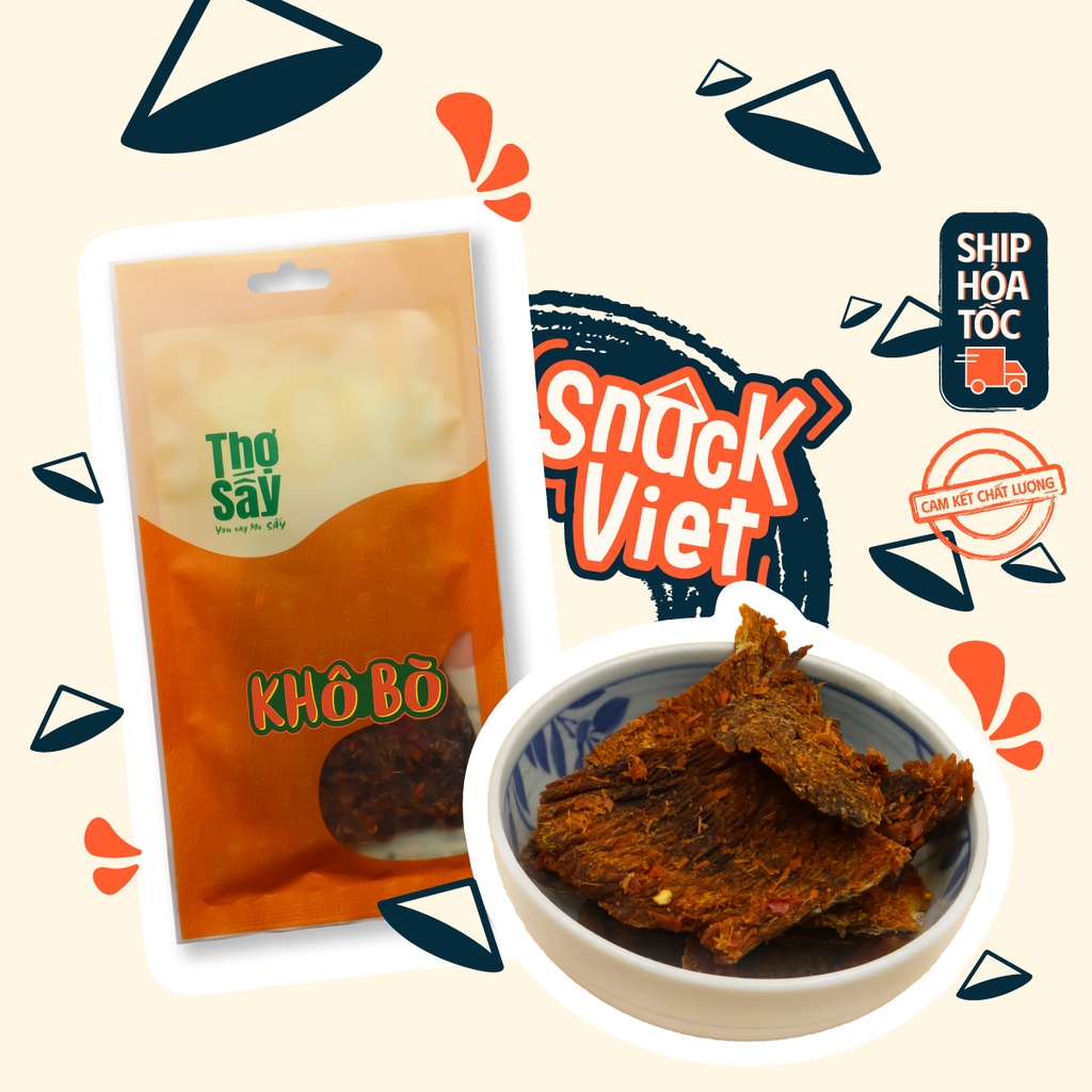 Khô Bò - Thợ Sấy - Túi 35g 