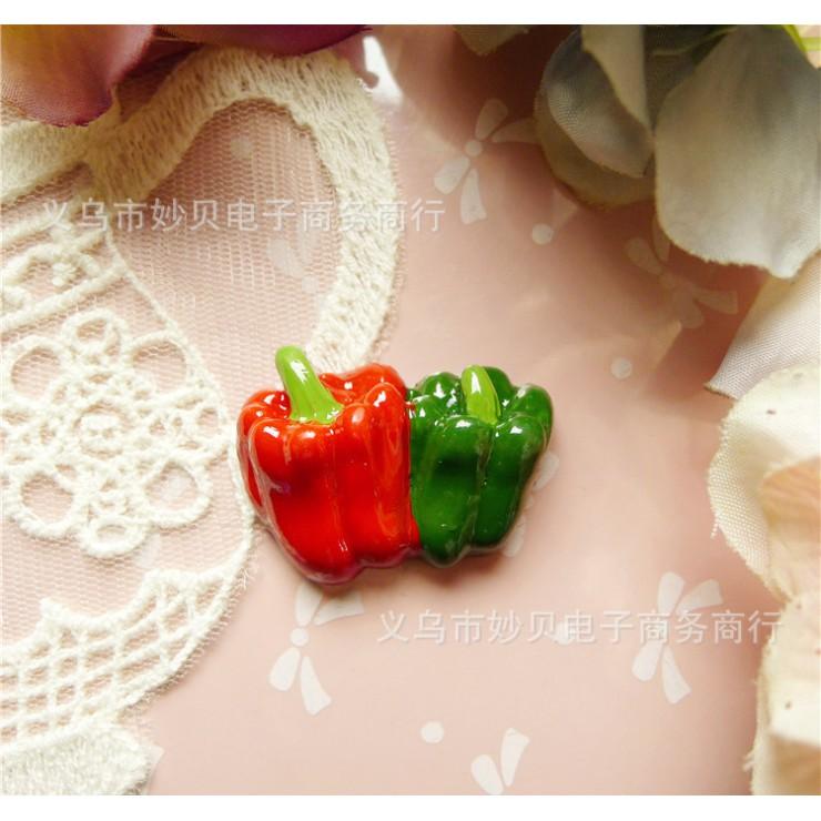 Chuyên Charm * Charm các mẫu rau củ quả trang trí vỏ ốp điện thoại, dán Jibbitz, DIY