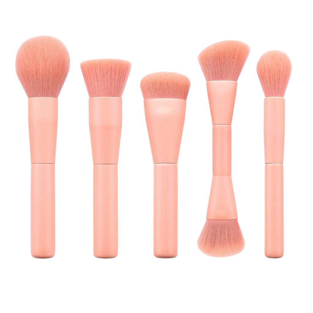 5 Pieces Professional Make up Brushes Wooden Handle Make-up Brush Tools 1