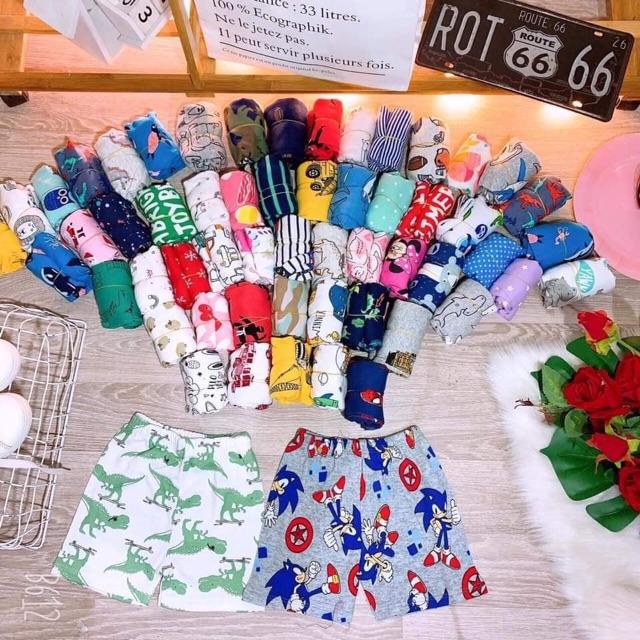 Set 8 Quần chục bozip cotton cho bé Monmonkid