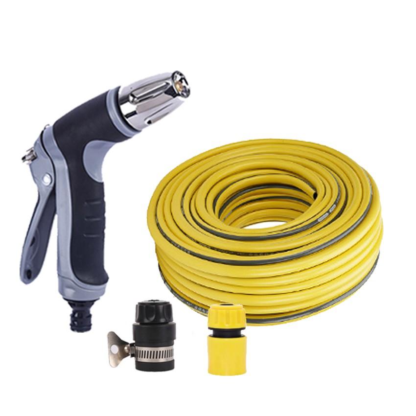 Bộ dây và vòi xịt tăng áp rửa xe tưới cây 3-5M 206817