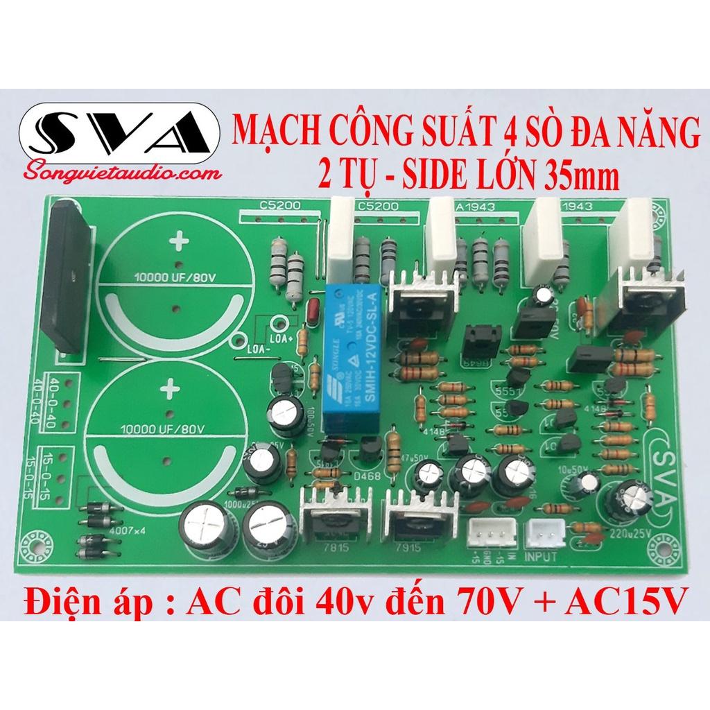 MẠCH CÔNG SUẤT 4 SÒ LIỀN NGUỒN ĐA NĂNG - 1 MẠCH