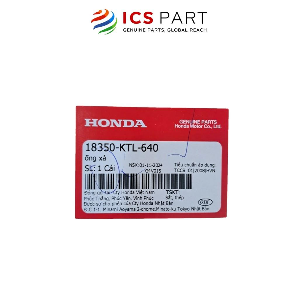 Pô - Ống Xả HONDA Wave Alpha, Wave Rs, Wave Rsx, Wave S Đời Không Ốp (18350KTL640)