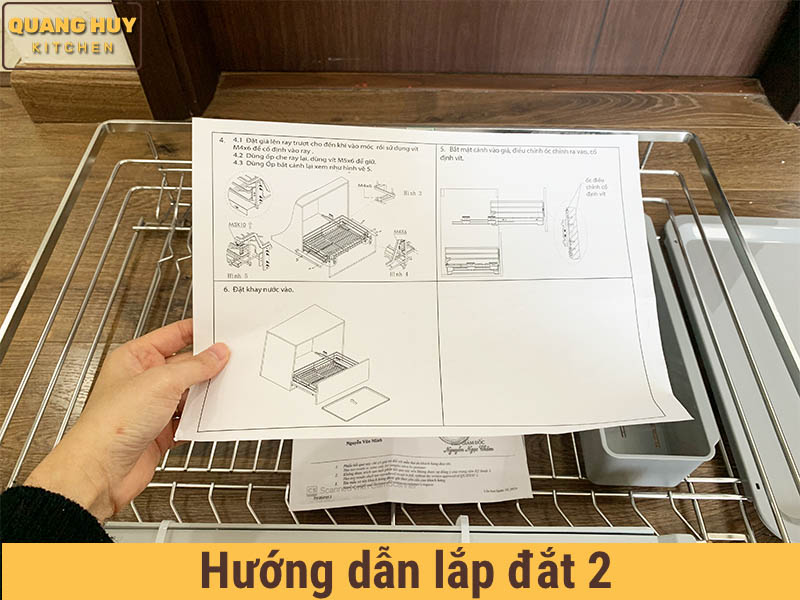 Giá úp bát đa năng nan dẹt inox 304 thương hiệu Grob mã GC304