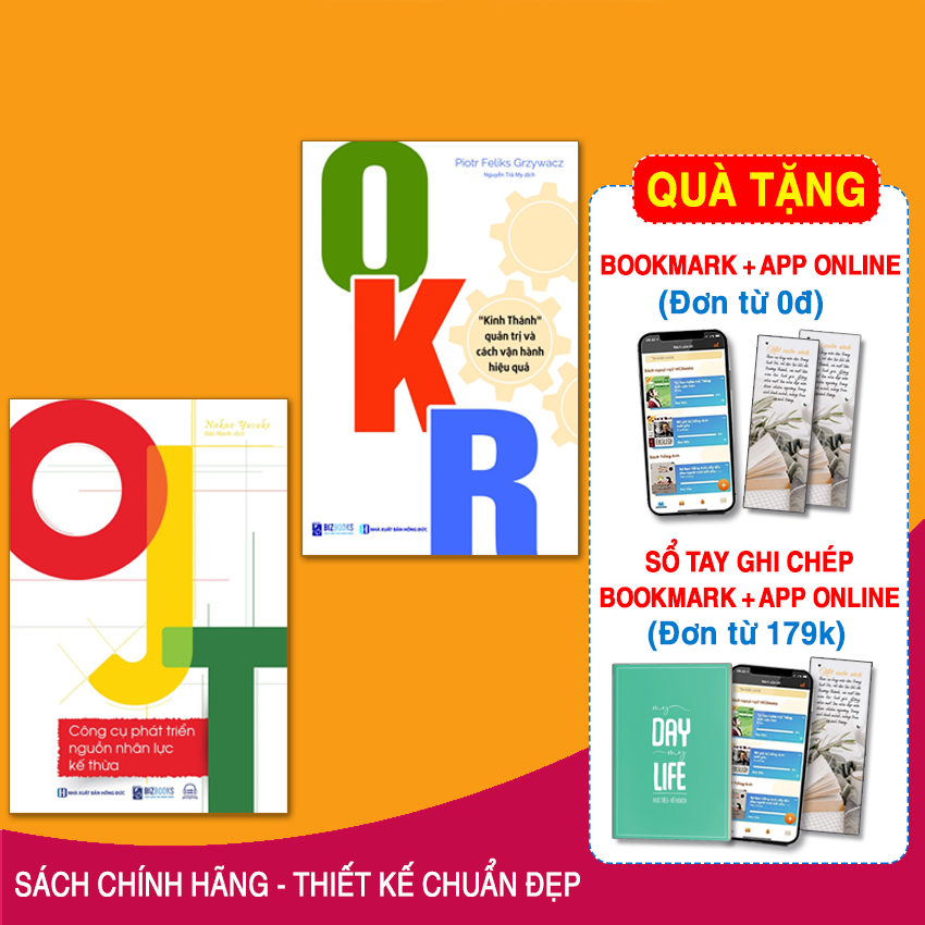 Bộ Sách Các Công Cụ Quản Lý Nhân Sự Hiệu Quả: OKR + OJT