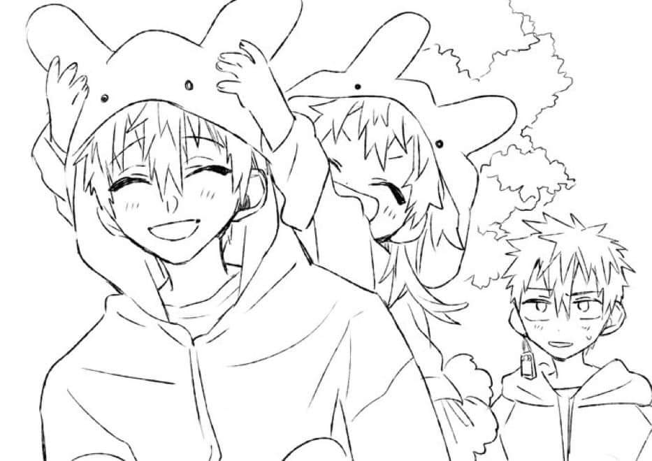 những mẫu truyện nhỏ của hanako do fan vẽ chapter 17 11