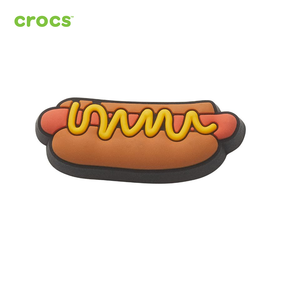 Sticker nhựa jibbitz unisex Crocs Hot Diggity Dog