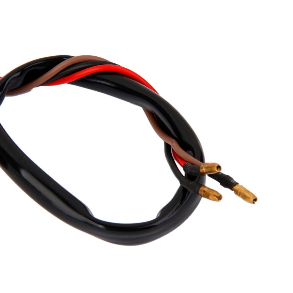 2x Motorcycle Turn Signals Mini   Blinker Red Indicator Lights Lamp