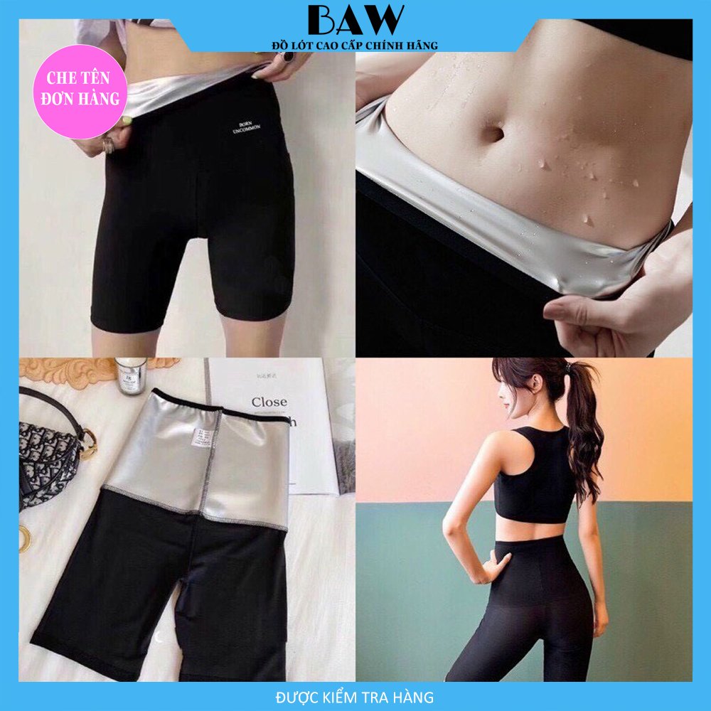 Quần Sinh Nhiệt, Quần Đổ Mồ Hôi, Giảm Mỡ Bụng Cho Nữ, Tự Tin Khoe Vòng 2 Thương Hiêu Baw DTD1