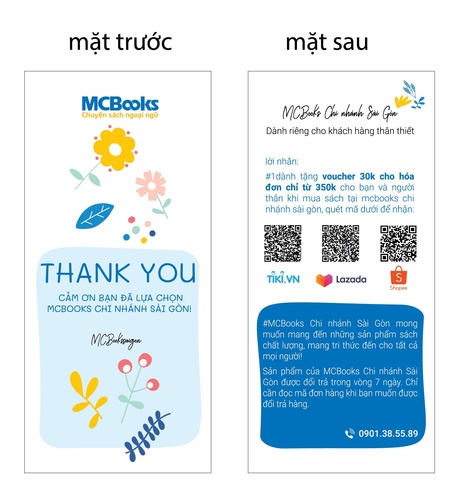 Tặng 01 bookmark cho mỗi đơn hàng