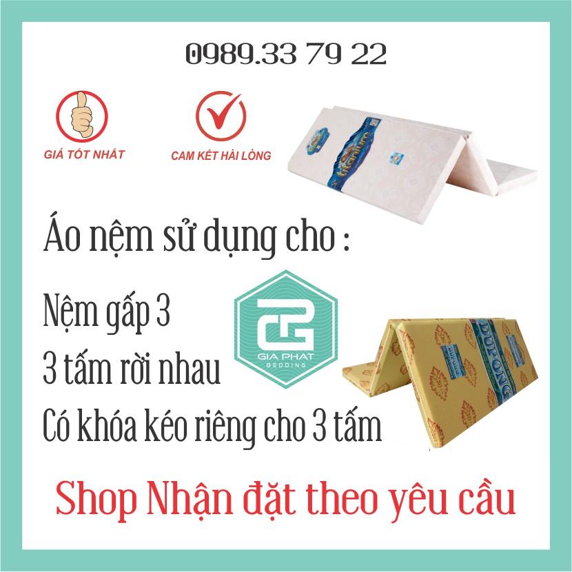 Áo bọc nệm gấp 3 thun lạnh