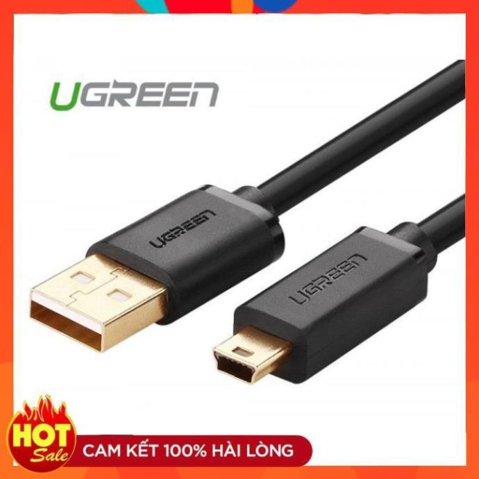 Dây USB 2.0 sang Mini USB mạ vàng 1m UGREEN 10355 US132 - Hàng chính hãng