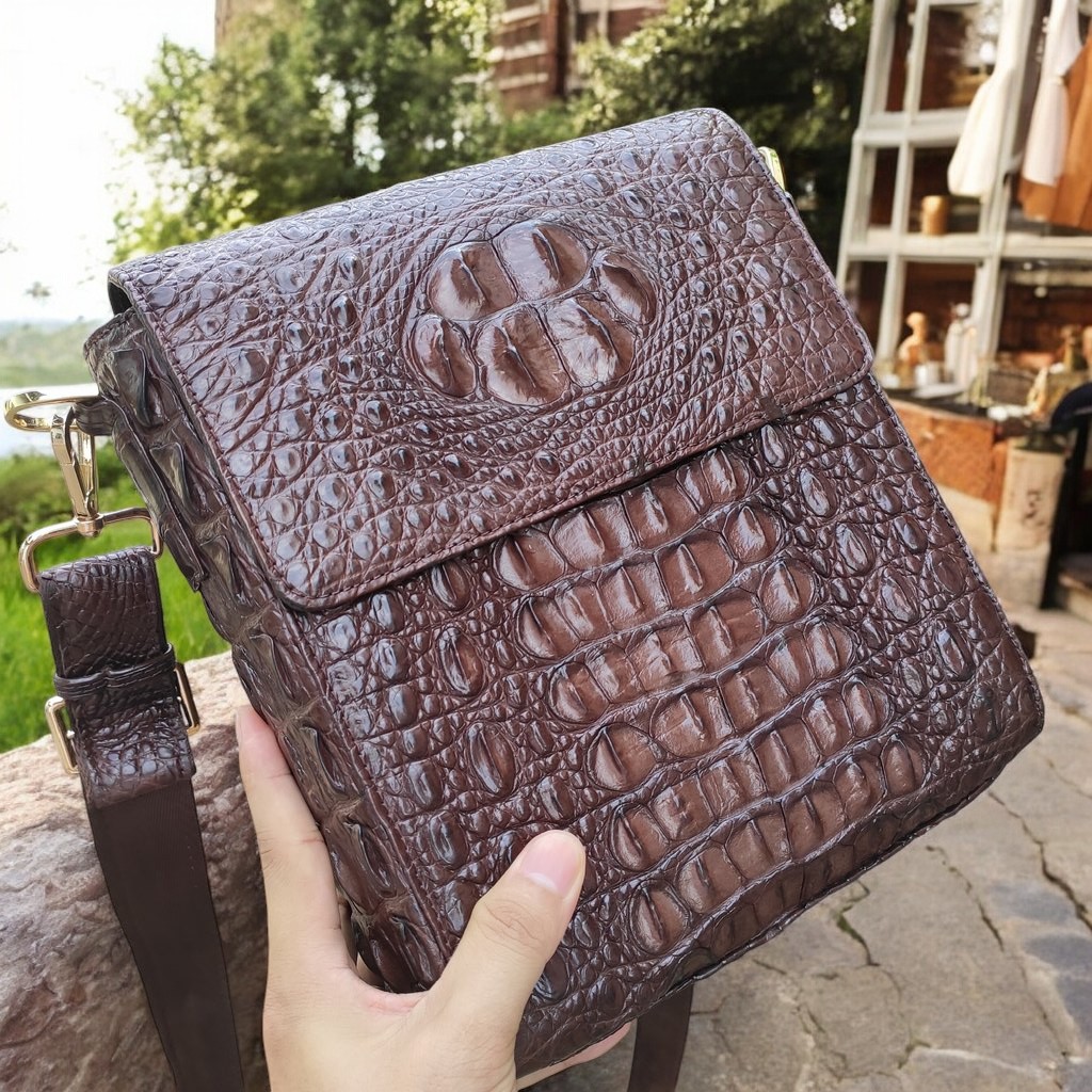 Túi đeo chéo nam DA CÁ SẤU SANG TRỌNG