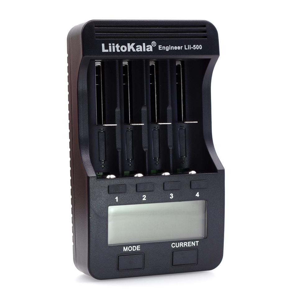 Liitokala Lii-500 LCD 3.7V 18650 18350 17500 16340 18500 21700 14500 26650 AA NiMH Lithium-Pin Sạc Lô Hàng Màu Sắc: Lii-500 Sạc