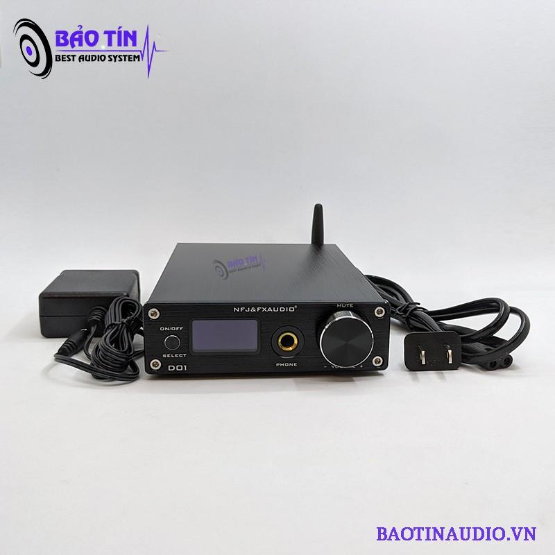 DAC FX D01 Giải mã 32Bit/768khz Chơi DSD 512 Tặng kèm Dây quang USA 2M