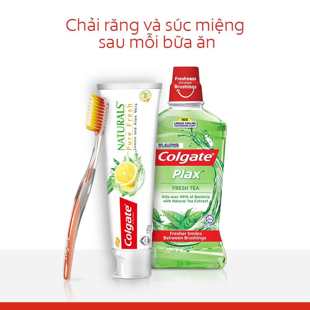 Bộ 3 Kem đánh răng Colgate thiên nhiên thơm mát thuần khiết từ Chanh &amp; Nha Đam 180g