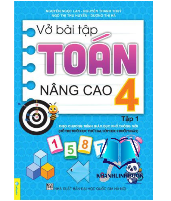 Sách - Vở Bài Tập Toán Nâng Cao 4 tập 1 - Biên soạn theo chương trình GDPT mới