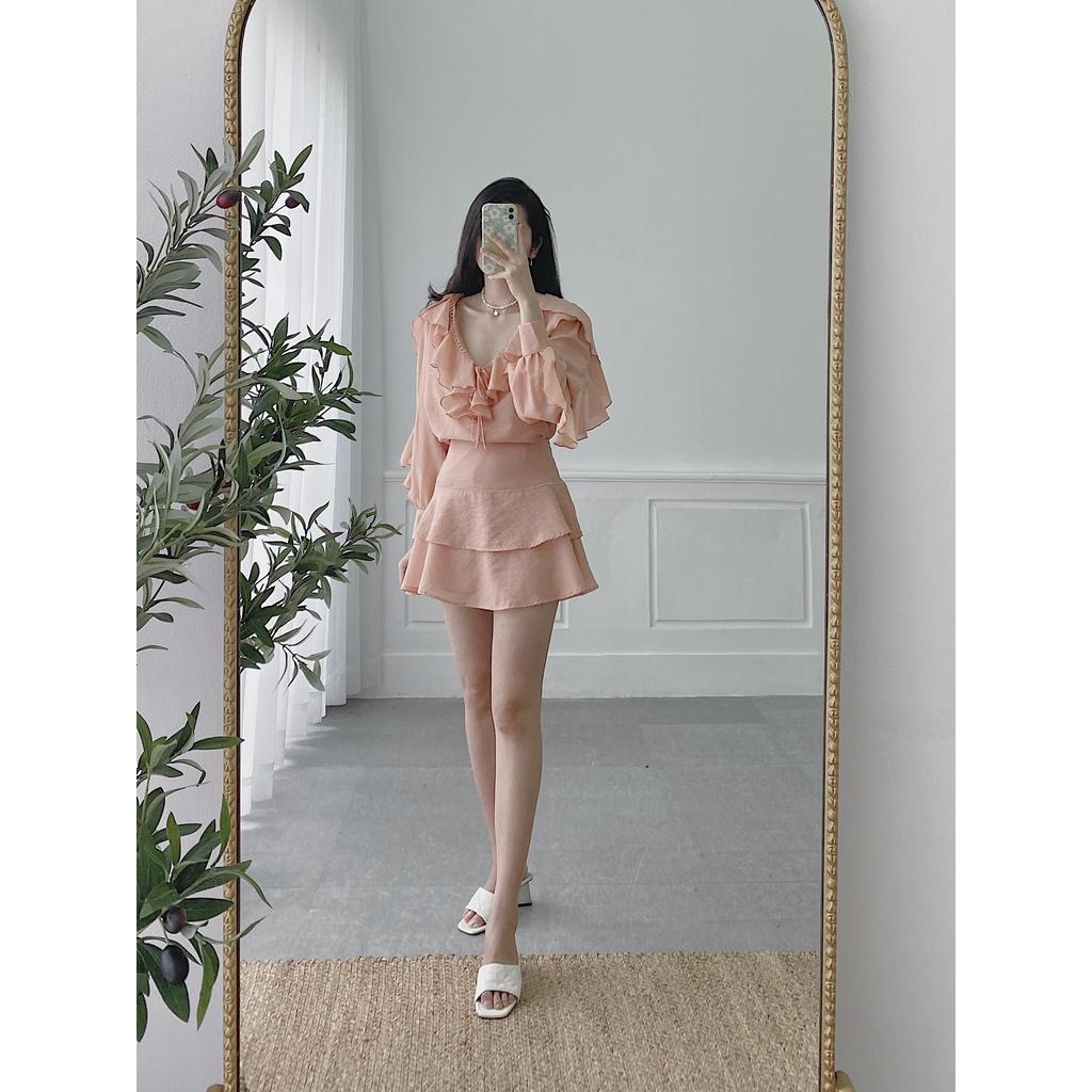 Set đồ lẻ hồng đỏ Wabisabi N2911