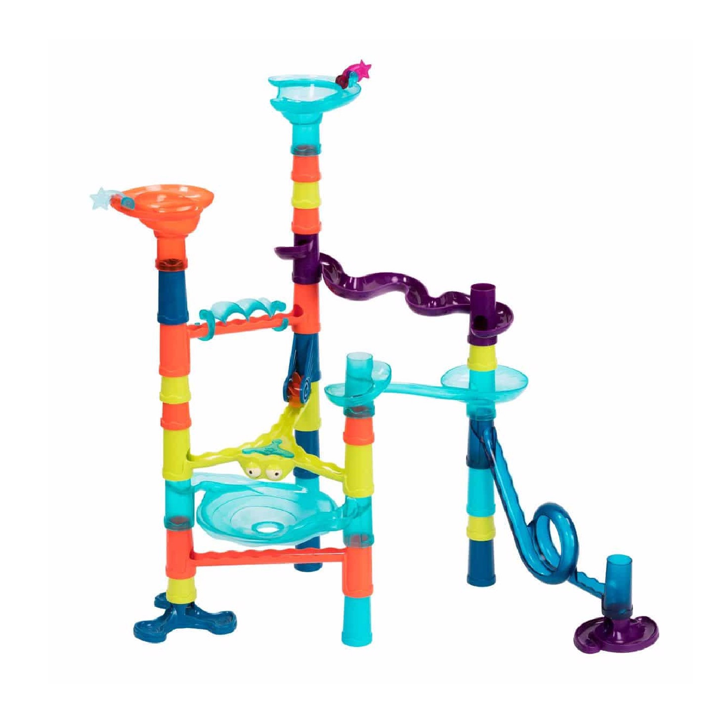 Đồ chơi STEM lắp ráp thả bi lăn Marble Run vui nhộn B.toys - Battat giúp phát triển khả năng sáng tạo, suy luận