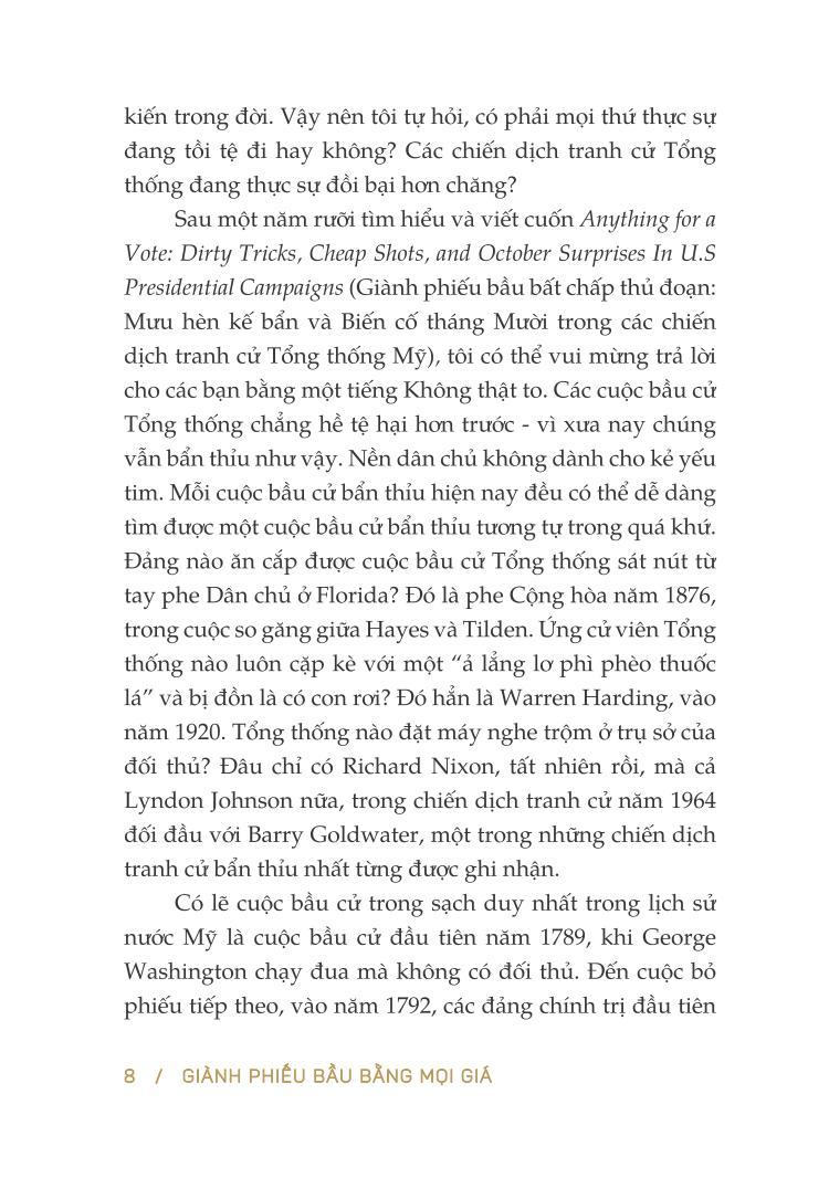 Giành Phiếu Bầu Bằng Mọi Giá