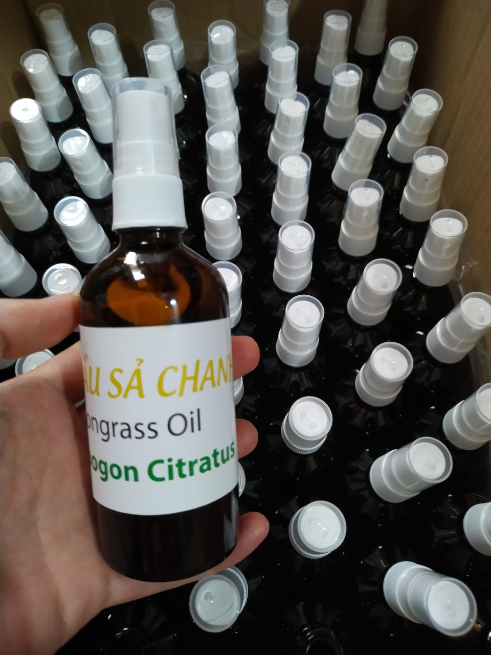 Tinh dầu sả chanh xịt phòng, chai 100ml