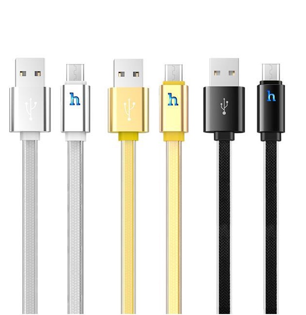 Cáp Sạc Hoco UPL12 Plus Micro USB Sạc Nhanh 1,2m - Giao Màu Ngẫu Nhiên - Hàng Nhập Khẩu