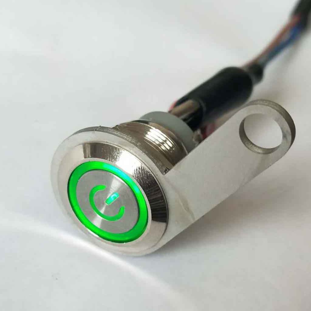 3pcs Motorcycle 12V LED Handlebar Headlight Foglight Switch Push Button