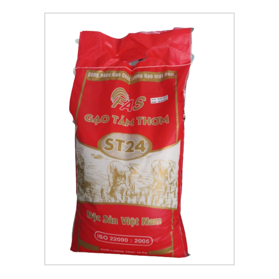 GẠO TÁM THƠM ST24 NHÃN FAS LOẠI 10KG