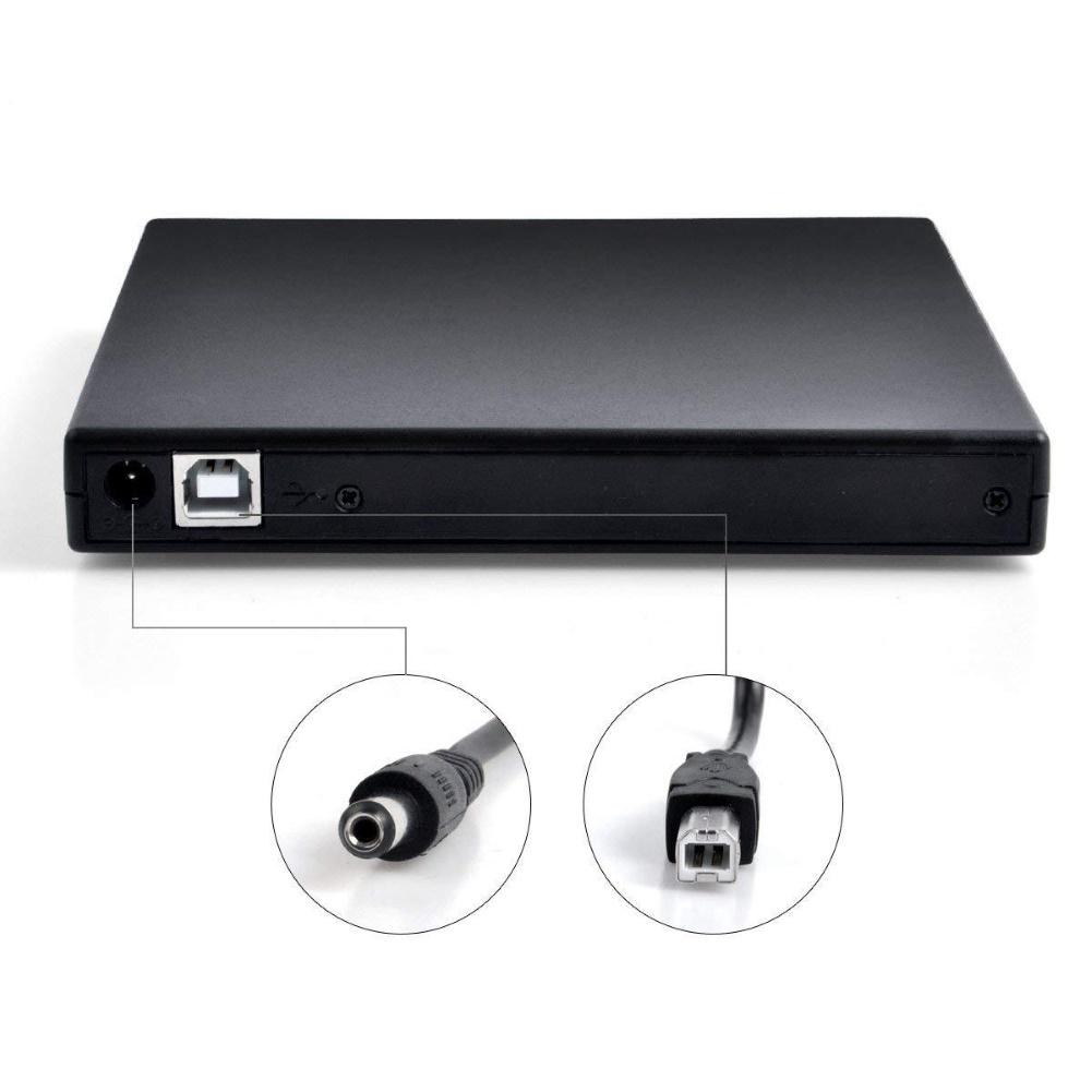 Combo đầu đọc đĩa DVD ROM gắn ngoài kết nối USB 2.0 cho laptop