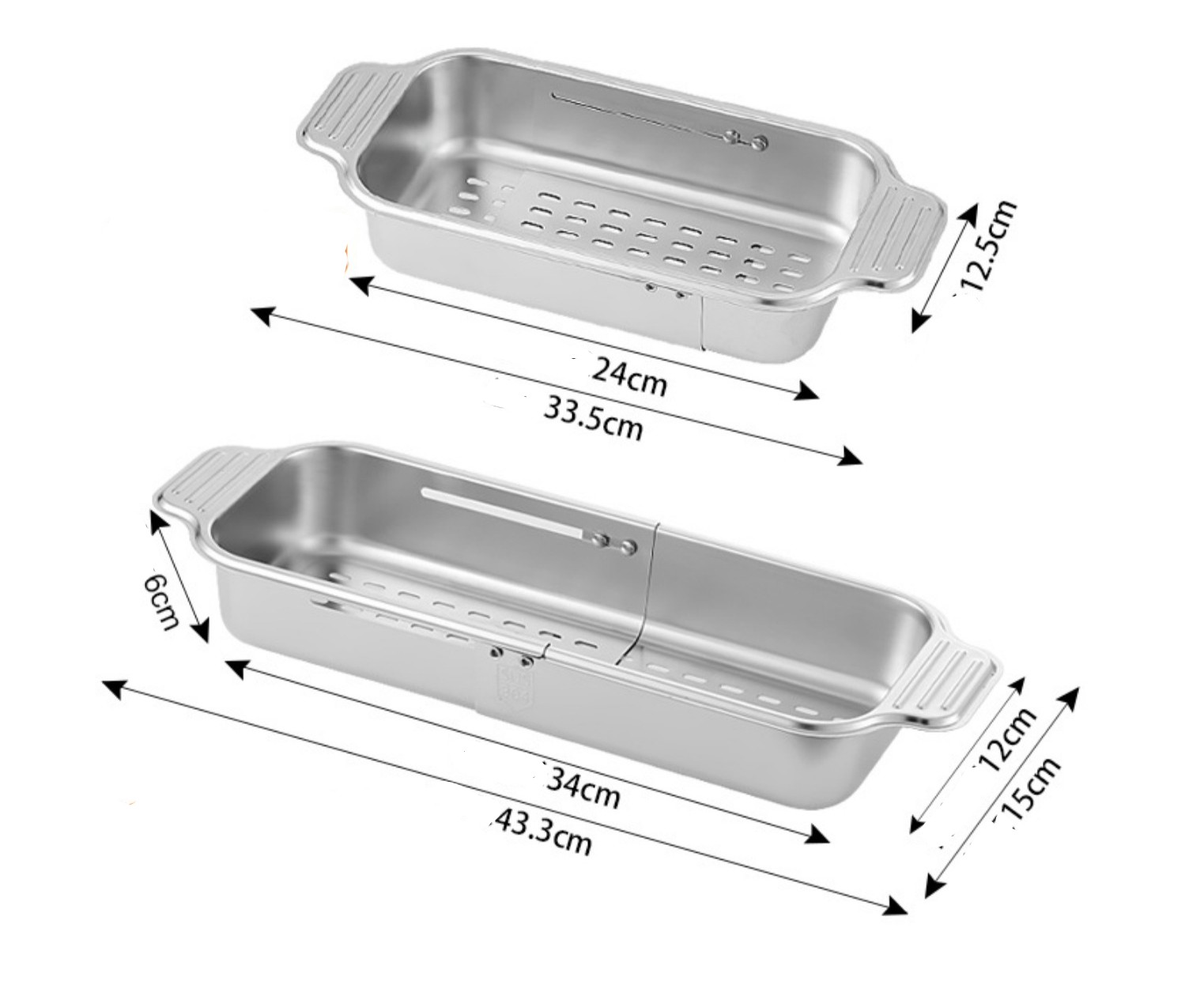 Khay inox304 gác bồn rửa