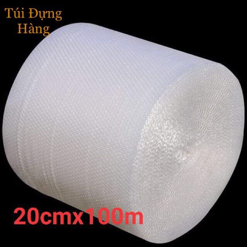 Cuộn Xốp Màng Bong Bóng Khí Xốp Chống Sốc Bọc Hàng Khổ 20cmx100m