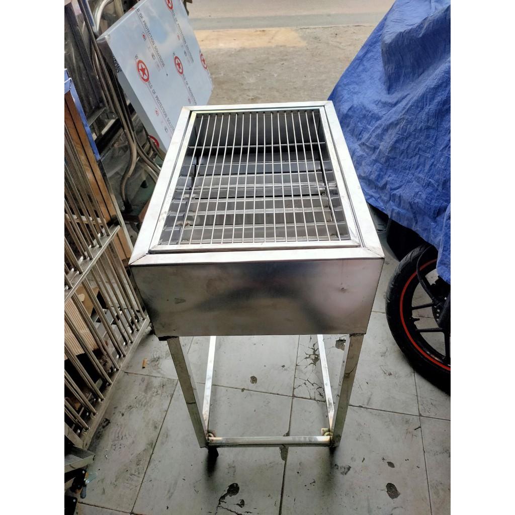 LÒ NƯỚNG THAN INOX KT 50x80x80(RxDxC)