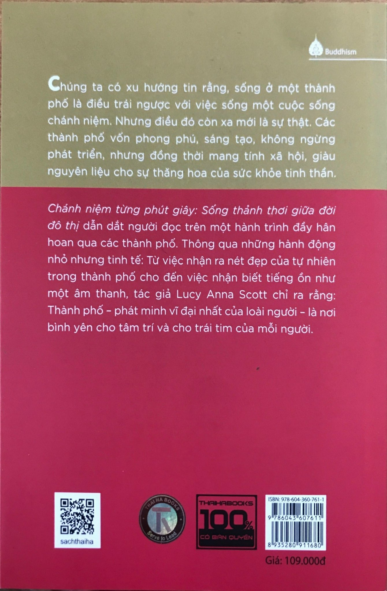 Chánh niệm từng phút giây: Sống thảnh thơi giữa đời đô thị