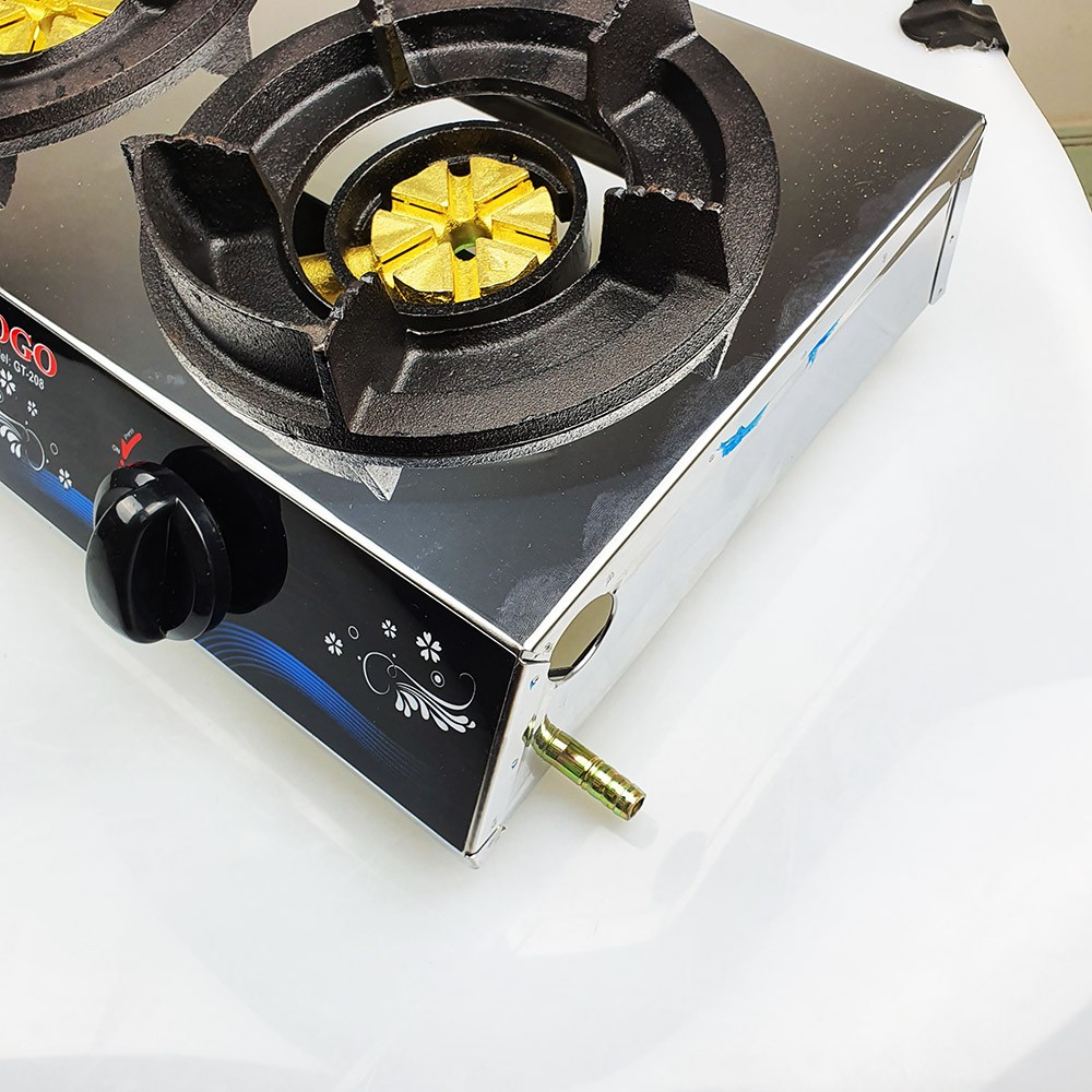 Bếp khè ga, bếp hải sản công nghiệp 3 lò nấu Sogo tặng kèm van dây ga ( van ga màu ngẫu nhiên)-Hàng chính hãng