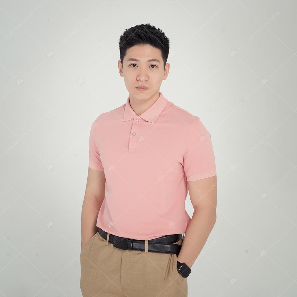 Áo thun nam POLO trơn vải cá sấu cotton cao cấp ngắn tay tông màu cực sang trọng lịch lãm