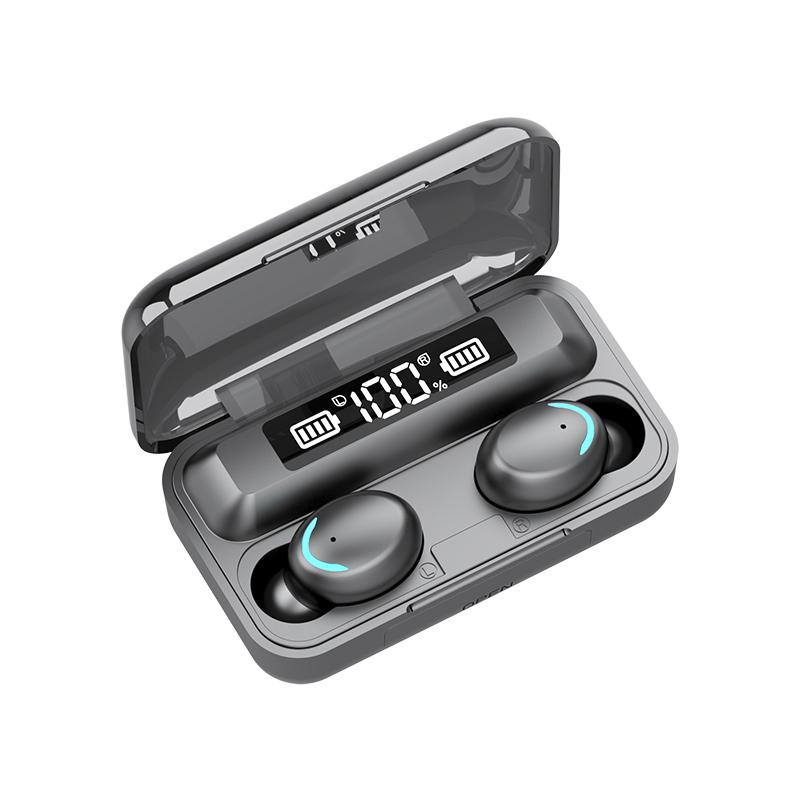 TWS Bluetooth 5.0 Thông Minh Màn Hình Hiển Thị Kỹ Thuật Số Không Dây Tai Nghe 9DStereo Thể Thao Chống Thấm Nước Tai Nghe Nhét Tai Tai Nghe Có Micro