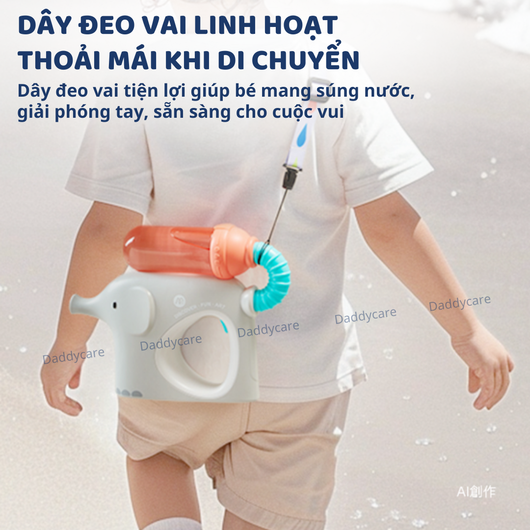 Đồ chơi phun nước cho bé Mideer Backpack Water Gun