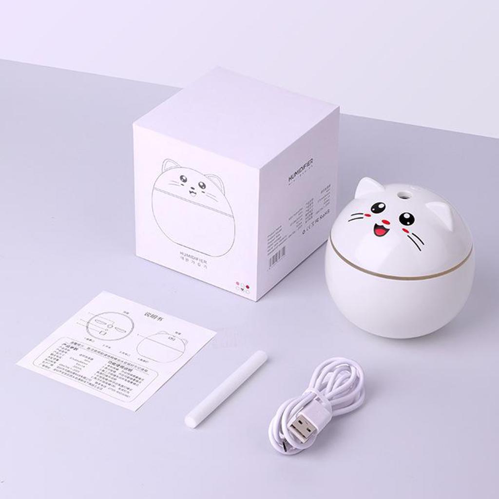 Humidifier Air Purifier Ultrasonic Aroma Diffuser LED USB Lamp 300ML