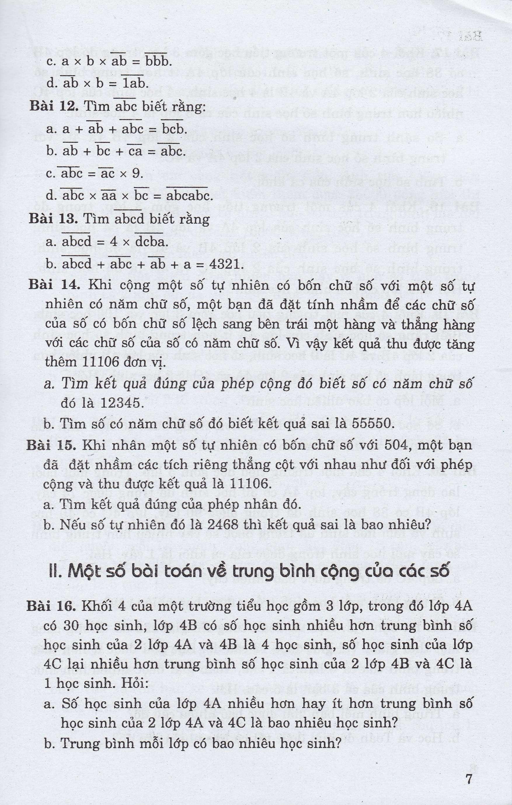 Phát Triển Và Nâng Cao Toán 4