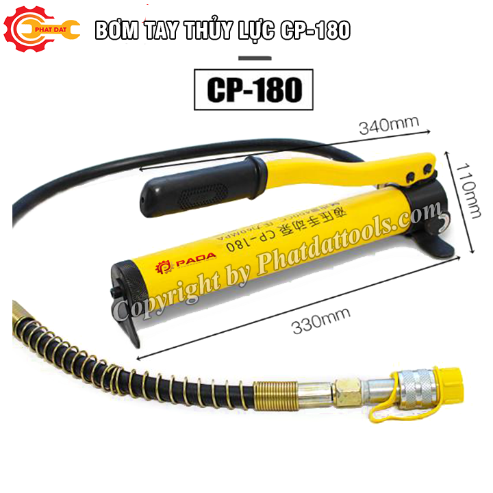 Bơm tay thủy lực PADA CP180 - Bộ nguồn thủy lực PADA CP180