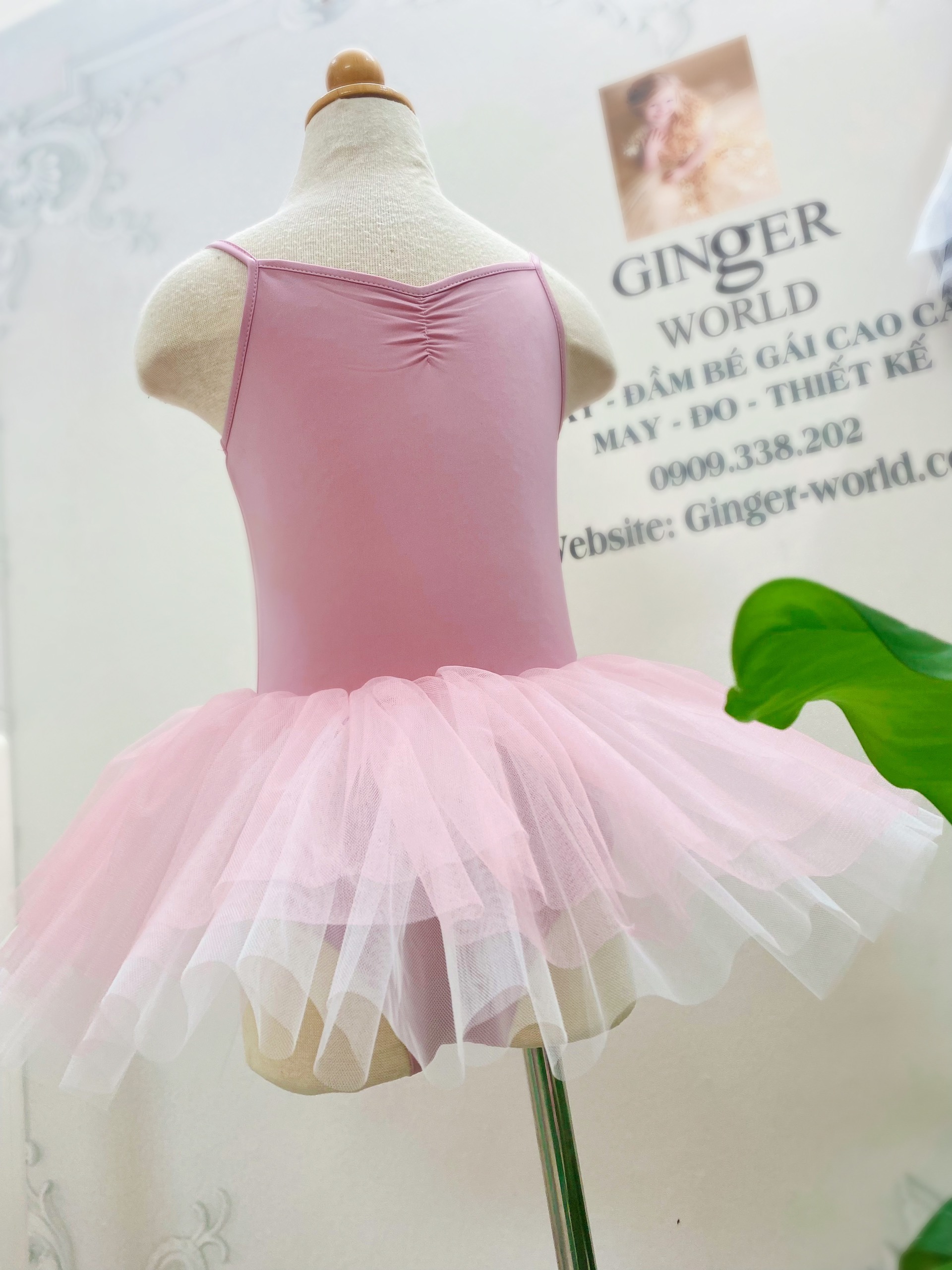 ĐẦM MÚA BALLET CHO BÉ PD400 GINGER WORLD