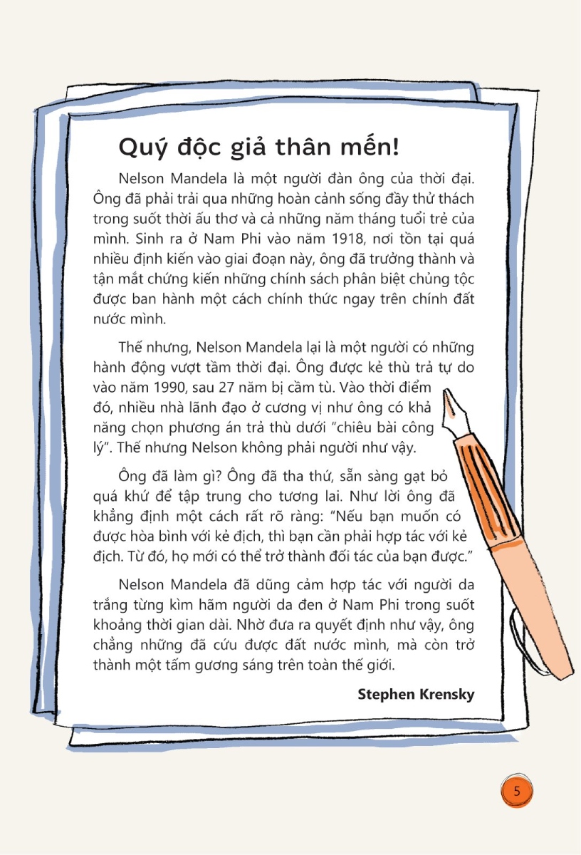 Truyện Kể Danh Nhân Truyền Cảm Hứng - Nelson Mandela_DTI