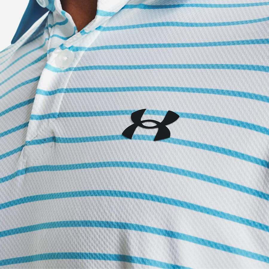 Áo tay ngắn thể thao nam Under Armour Iso-Chill Mix Stripe Polo - 1370092-481