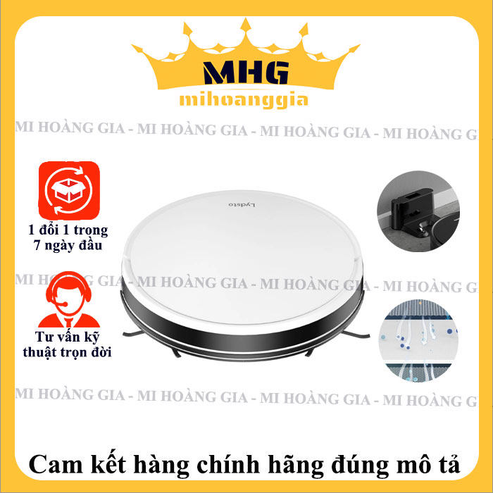 Robot Hút Bụi Lau Nhà XIAOMI Lydsto G1, Diện Tích Hoạt Động 200m2, Công Suất 28W - Hàng Chính Hãng