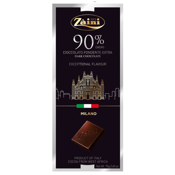 Chocolate Zaini Extra Dark Chocolate thanh 75gr - Nhiều loại lựa chọn