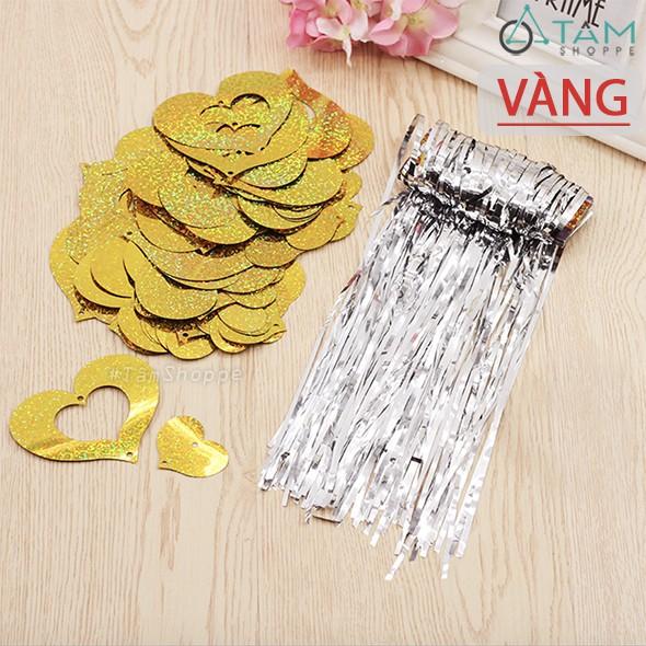 Dây tim rơi cột đuôi bong bóng trang trí PA-PKTTB-09