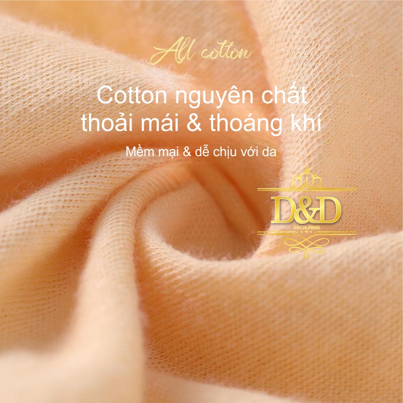 Combo 7 quần lót cotton nữ nhiều màu du lịch dùng 1 lần